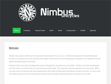 Tablet Screenshot of nimbusunicycles.com